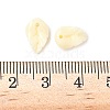 Synthetic Coral Dyed Leaf Charms CORA-Q034-01-02-3
