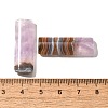 Natural Amethyst Lace Agate Pendants G-A244-07C-3