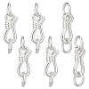 925 Sterling Silver S-Hook Clasps FIND-BC0014-25B-1