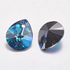 Faceted K9 Glass Rhinestone Charms RGLA-F053-A-001BB-2