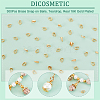 DICOSMETIC 300Pcs Brass Snap on Bails KK-DC0002-05-4