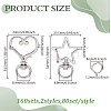 160 Sets 2 Styles Alloy Swivel Clasps FIND-GO0004-32-2