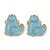 Alloy Enamel Pendants X-ENAM-N055-035A-NR-2