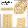 10 Yards Ethnic Style Polyester Ribbon for Sewing Decoration OCOR-CY0001-86C-6