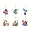 DIY Owl/Bird/Dragonfly Pendant Decoration Diamond Painting Kit PW-WG7B4B5-01-5