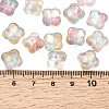 Electroplate Transparent Glass Beads GLAA-A045-03B-3