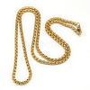 Trendy Men's 201 Stainless Steel Box Chain Necklaces NJEW-L043A-46G-1