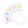 100Pcs Rectangle Clear Polypropylene Cellophane Bags CDIS-TA0001-37E-10