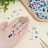 200Pcs 10 Colors Handmade Porcelain Beads PORC-PA0001-39-3
