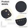   5Pcs 5 Style PU Leather Knitting Crochet Bags Nail Bottom Shaper Pad DIY-PH0009-83-4