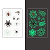 Hallowmas Luminous Glow in the Dark Removable Temporary Water Proof Tattoos Paper Stickers PW-WGAF489-09-1