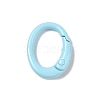 Spray Painted Alloy Spring Gate Rings AJEW-C035-01A-1