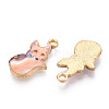 Painted Alloy Pendants PALLOY-P288-05G-07-2