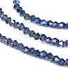 Transparent Electroplate Glass Beads Strands EGLA-A039-T2mm-UA10-3