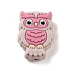 Owl Food Grade Silicone Focal Beads SIL-Z014-02A-1