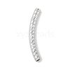 304 Stainless Steel Curved Tube Beads STAS-M071-03G-P-2