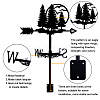 Orangutan Iron Wind Direction Indicator AJEW-WH0265-017-3