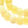 Natural Yellow Opal Beads Strands G-F674-07A-6mm-3