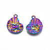 Rainbow Color Alloy Pendants PALLOY-N156-211-3