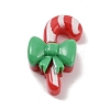 Opaque Christmas Theme Resin Cabochons RESI-H162-06H-1