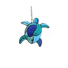 Sea Turtle Stained Acrylic Window Planel STGL-PW0001-21C-03