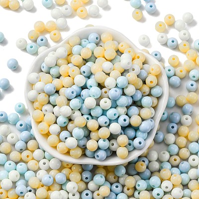 Opaque Acrylic Beads SACR-Q004-01L-1