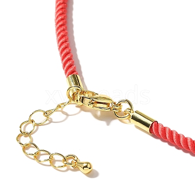 Nylon Milan Cord Necklace Making MAK-M028-01G-22-1