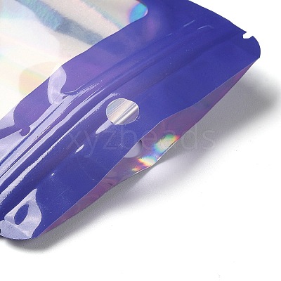 Rectangle Glitter Holographic PVC Resealable Packaging Bags ABAG-P011-01E-03-1