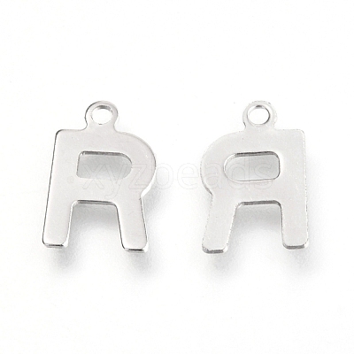 Non-Tarnish 201 Stainless Steel Charms STAS-C021-06P-R-1