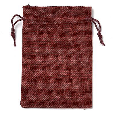 Christmas Theme Jute Cloth Storage Bags ABAG-F010-01A-02-1