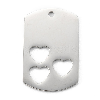 Non-Tarnish 304 Stainless Steel Pendants STAS-G251-04A-P-1