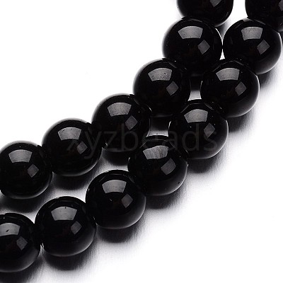 Glass Round Bead Strands X-GLAA-I028-6mm-02-1