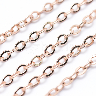 Brass Cable Chains CHC-L037-04RG-1