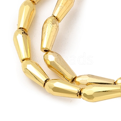Electroplate Glass Beads Strands EGLA-F166-09G-1