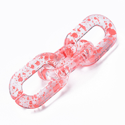 Transparent Acrylic Linking Rings OACR-N009-013A-05-1