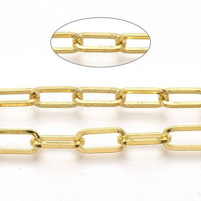 Unwelded Iron Paperclip Chains CH-S125-02F-G-1