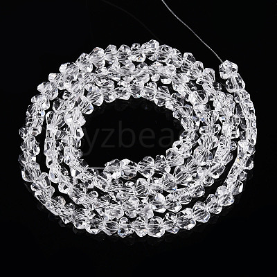 Transparent Glass Beads Strands X-GLAA-N018-4mm-09-1