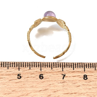 304 Stainless Steel Cuff Open Rings for Women GG-CBAE295-01G-07-1