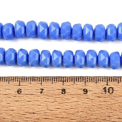 Opaque Glass Beads Strands GLAA-Q114-01A-B03-1