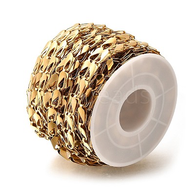 304 Stainless Steel Oval Link Chains CHS-H035-02A-G-1