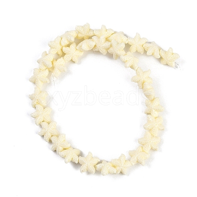 Synthetic Coral Dyed Carved Beads Strands CORA-K009-06A-02-1