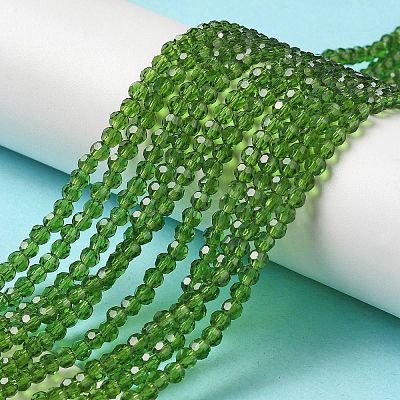 Transparent Glass Beads Strands EGLA-A035-T3mm-D11-1