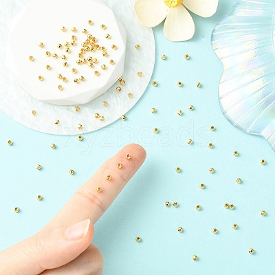 SHEGRACE Brass Round Beads XGRPCU814-290G-1