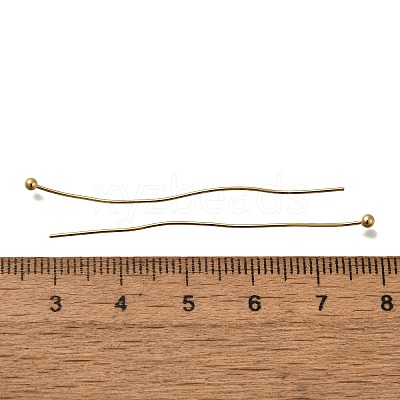 Brass Ball Head Pins KK-H502-03R-G-1