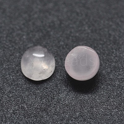 Natural Rose Quartz Cabochons G-O175-23-06-1