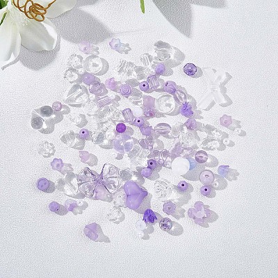 150 Pieces Random Rose Acrylic Beads Bear Pastel Spacer Beads Butterfly Loose Beads for Jewelry Keychain Phone Lanyard Making JX543J-1