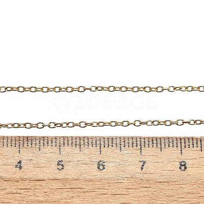 Ion Plating(IP) 304 Stainless Steel Cable Necklaces MAK-N016-12G-1
