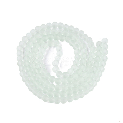 Baking Paint Transparent Glass Bead Strands GLAA-S031-4mm-29-1
