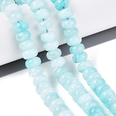 Natural White Jade Beads Strands G-Q613-01F-15-1