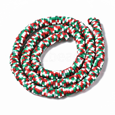 Handmade Polymer Clay Beads Strands CLAY-N008-010-H24-1